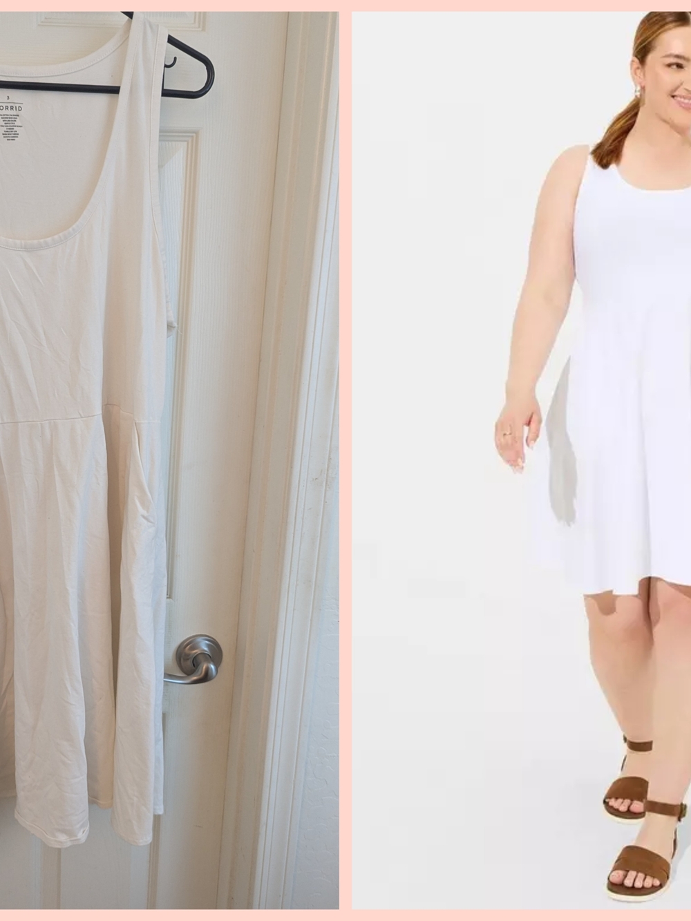 torrid White Sleeveless Mini A-Line Dress